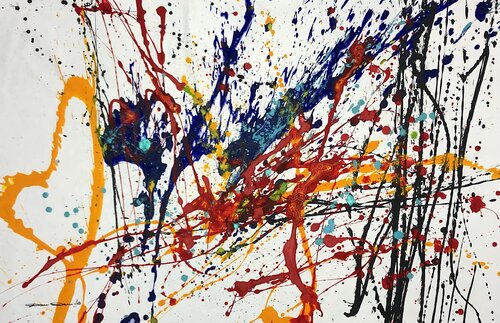 Yellow heart von Dam Domido, Malerei kaufen auf Singulart