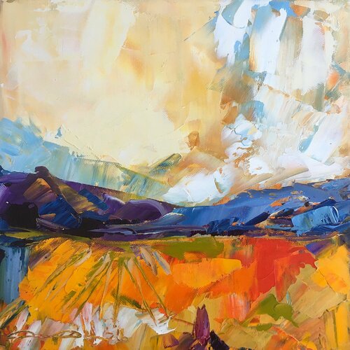 Funny landscape van Dam Domido, Schilderij te koop op Singulart