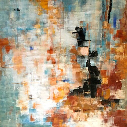 Composition Abstraite  200 192 van Dam Domido, Schilderij te koop op Singulart