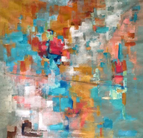 New abstraction van Dam Domido, Schilderij te koop op Singulart
