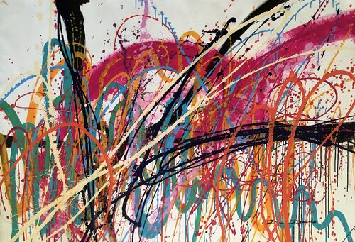Lâcher prise van Dam Domido, Schilderij te koop op Singulart