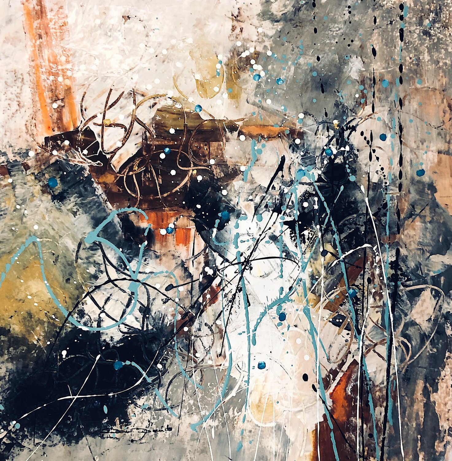Douce abstraction Dam Domido