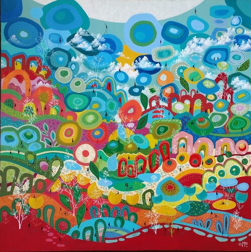 Un autre monde par Veronique Peytour, Peinture en vente sur Singulart