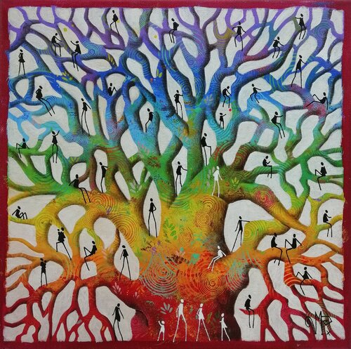 Arbre généreux di Veronique Peytour, Pittura in vendita su Singulart