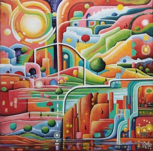 Au delà des apparences von Veronique Peytour, Malerei kaufen auf Singulart