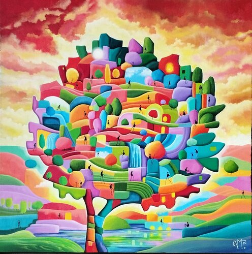 Loin du tumulte par Veronique Peytour, Peinture en vente sur Singulart