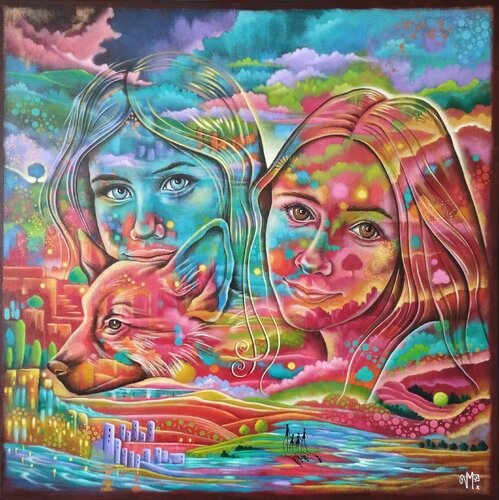 Hanna et Kalena di Veronique Peytour, Pittura in vendita su Singulart