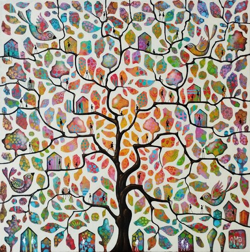 1, 2, 3 Soleil di Veronique Peytour, Pittura in vendita su Singulart
