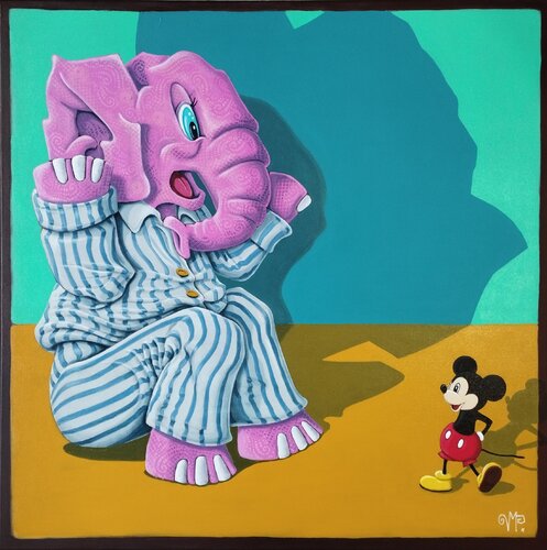 BOUHHH!!! par Veronique Peytour, Peinture en vente sur Singulart
