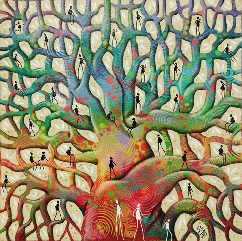 L'origine de la vie von Veronique Peytour, Malerei kaufen auf Singulart