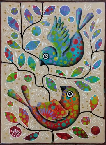 Rencontre par Veronique Peytour, Peinture en vente sur Singulart