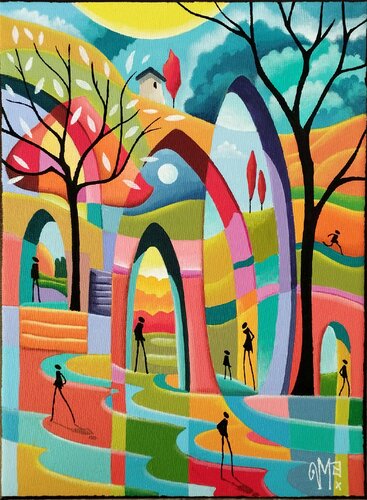 Jour de fête von Veronique Peytour, Malerei kaufen auf Singulart