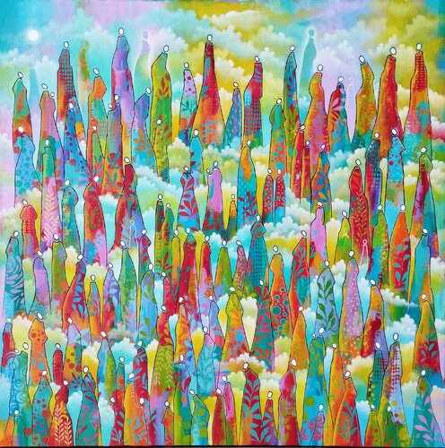 Jour de fête par Veronique Peytour, Peinture en vente sur Singulart