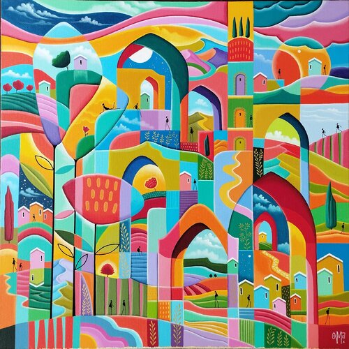 Une belle journée de printemps by Veronique Peytour, Painting for Sale on Singulart