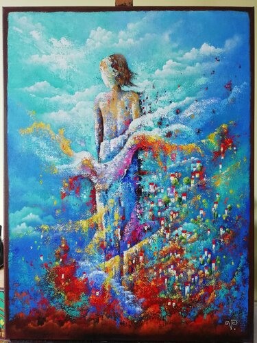 Libre comme l'air di Veronique Peytour, Pittura in vendita su Singulart