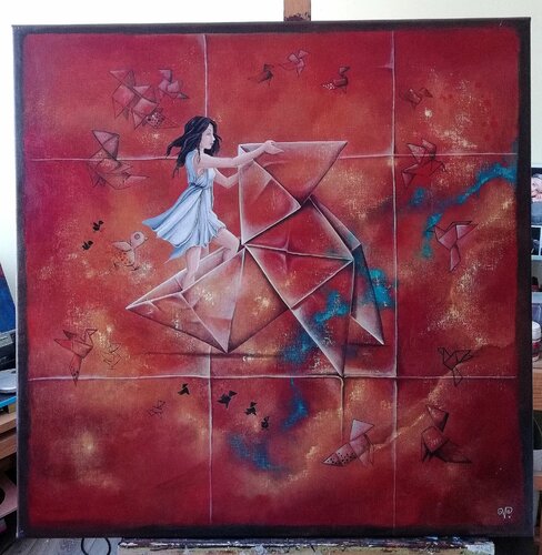 Un petit coin d'histoire di Veronique Peytour, Pittura in vendita su Singulart