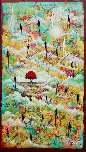 Vivre le présent 1 di Veronique Peytour, Pittura in vendita su Singulart