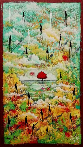 Vivre le présent 2 di Veronique Peytour, Pittura in vendita su Singulart