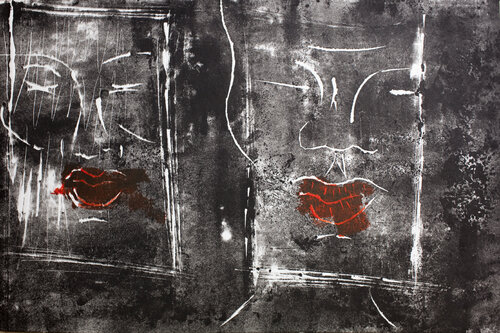 Masque rieur di Christine Vannier, Disegno in vendita su Singulart