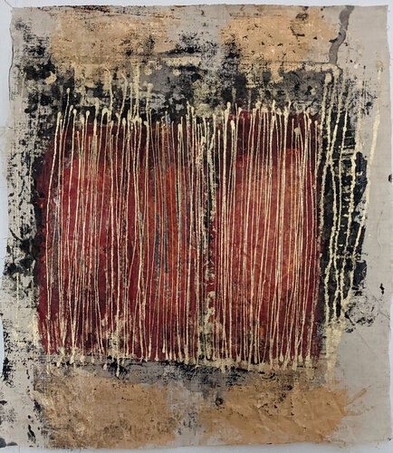 Pluies d'or van Christine Vannier, Schilderij te koop op Singulart