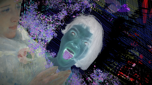 Head with tongue von Christine Vannier, Andere Medien kaufen auf Singulart