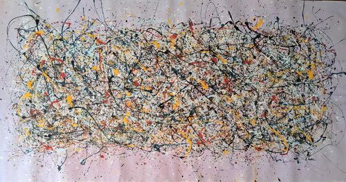 Dripping 5 - 2022 van Alfredo Bertolini, Schilderij te koop op Singulart