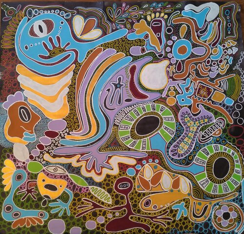 Colored de Alfredo Bertolini, Pintura a la venta en Singulart
