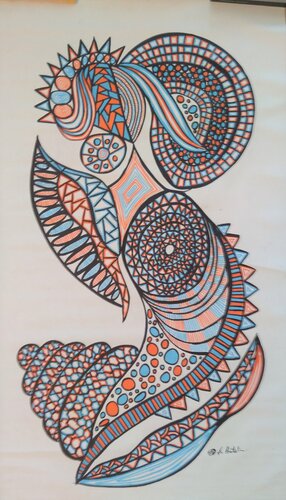 Goa 1 van Alfredo Bertolini, Tekening te koop op Singulart