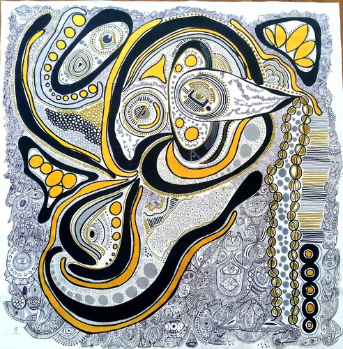 Are back van Alfredo Bertolini, Schilderij te koop op Singulart