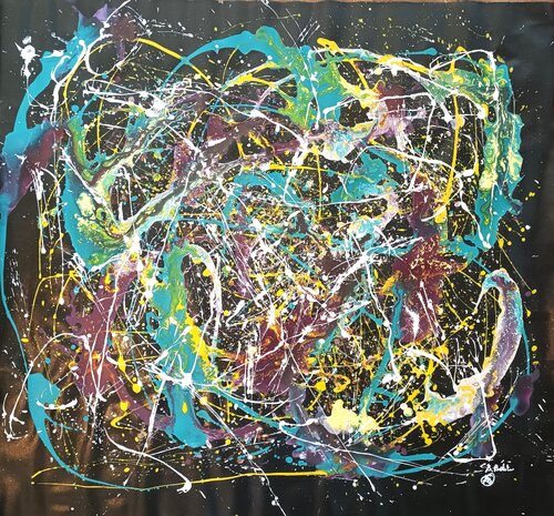 Black-colors 1 van Alfredo Bertolini, Schilderij te koop op Singulart