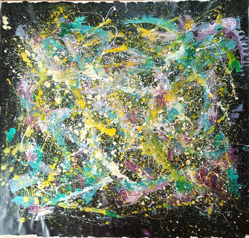 I love drippingn 5 van Alfredo Bertolini, Schilderij te koop op Singulart