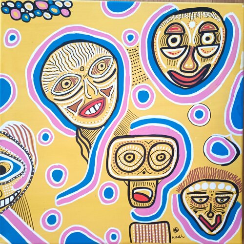 Crazy van Alfredo Bertolini, Schilderij te koop op Singulart