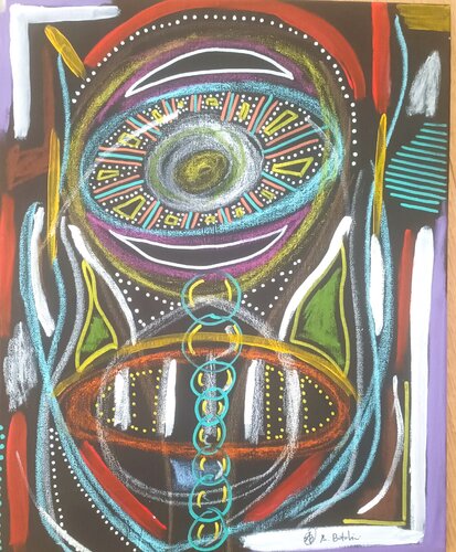 Circle van Alfredo Bertolini, Schilderij te koop op Singulart