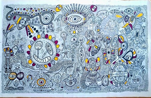 Are back e van Alfredo Bertolini, Schilderij te koop op Singulart