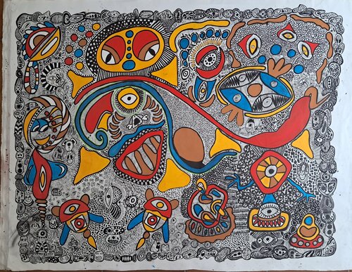 Distacco - Are back 4 van Alfredo Bertolini, Schilderij te koop op Singulart