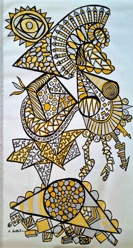 GOA1 van Alfredo Bertolini, Tekening te koop op Singulart