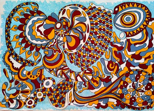 sun in the desert von Alfredo Bertolini, Malerei kaufen auf Singulart