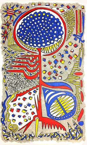 Meditation8 di Alfredo Bertolini, Pittura in vendita su Singulart