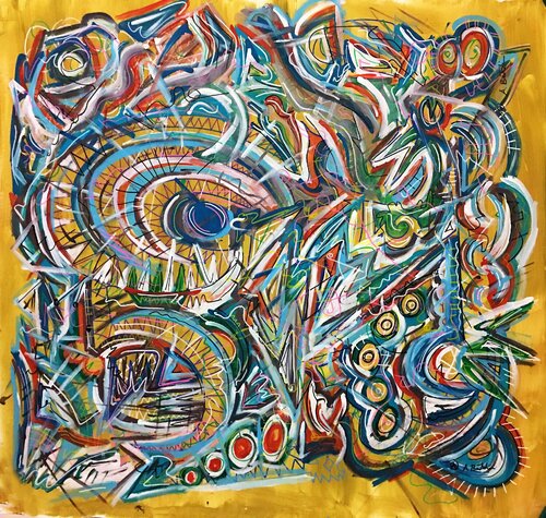 Strange3 van Alfredo Bertolini, Schilderij te koop op Singulart