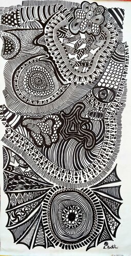 Black and white di Alfredo Bertolini, Pittura in vendita su Singulart