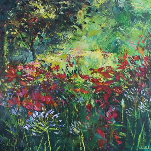 Gorgeous Summer Garden di Sylvia Paul, Pittura in vendita su Singulart
