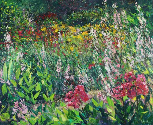 Summer Garden von Sylvia Paul, Malerei kaufen auf Singulart