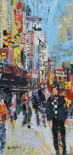 Street Life Tokyo di Sylvia Paul, Pittura in vendita su Singulart