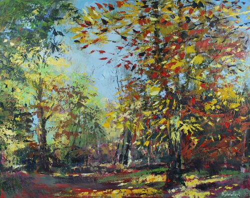 Autumn Sunshine di Sylvia Paul, Pittura in vendita su Singulart