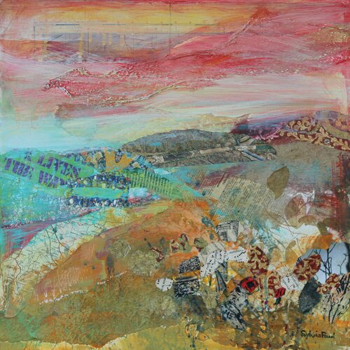 Rolling Landscape par Sylvia Paul, Peinture en vente sur Singulart