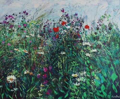 Wild Meadow di Sylvia Paul, Pittura in vendita su Singulart