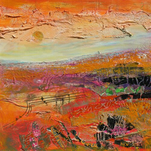 Underneath the Hot Sun par Sylvia Paul, Peinture en vente sur Singulart