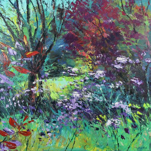 Garden Light and Shade di Sylvia Paul, Pittura in vendita su Singulart