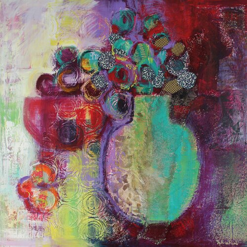 Colour Pop Still Life di Sylvia Paul, Pittura in vendita su Singulart