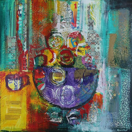Fruit Pop di Sylvia Paul, Pittura in vendita su Singulart